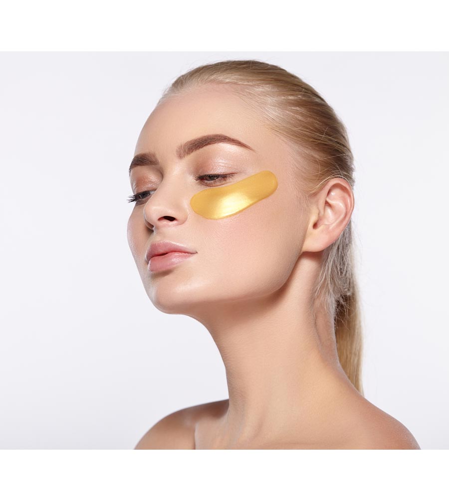 Hộp 60 miếng Mặt nạ đắp mắt giảm quầng thâm và nếp nhăn 3W Clinic Collagen Luxury Gold Hydrogel Eye &amp; Spot Patch CHHQ