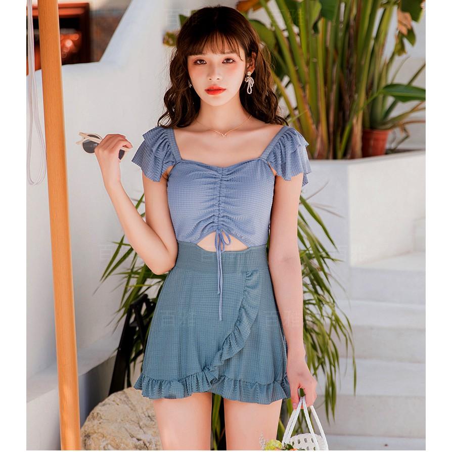 Đồ Bơi Nữ Kín Đáo - Bikini Áo Tắm 1 Mảnh Dạng Váy