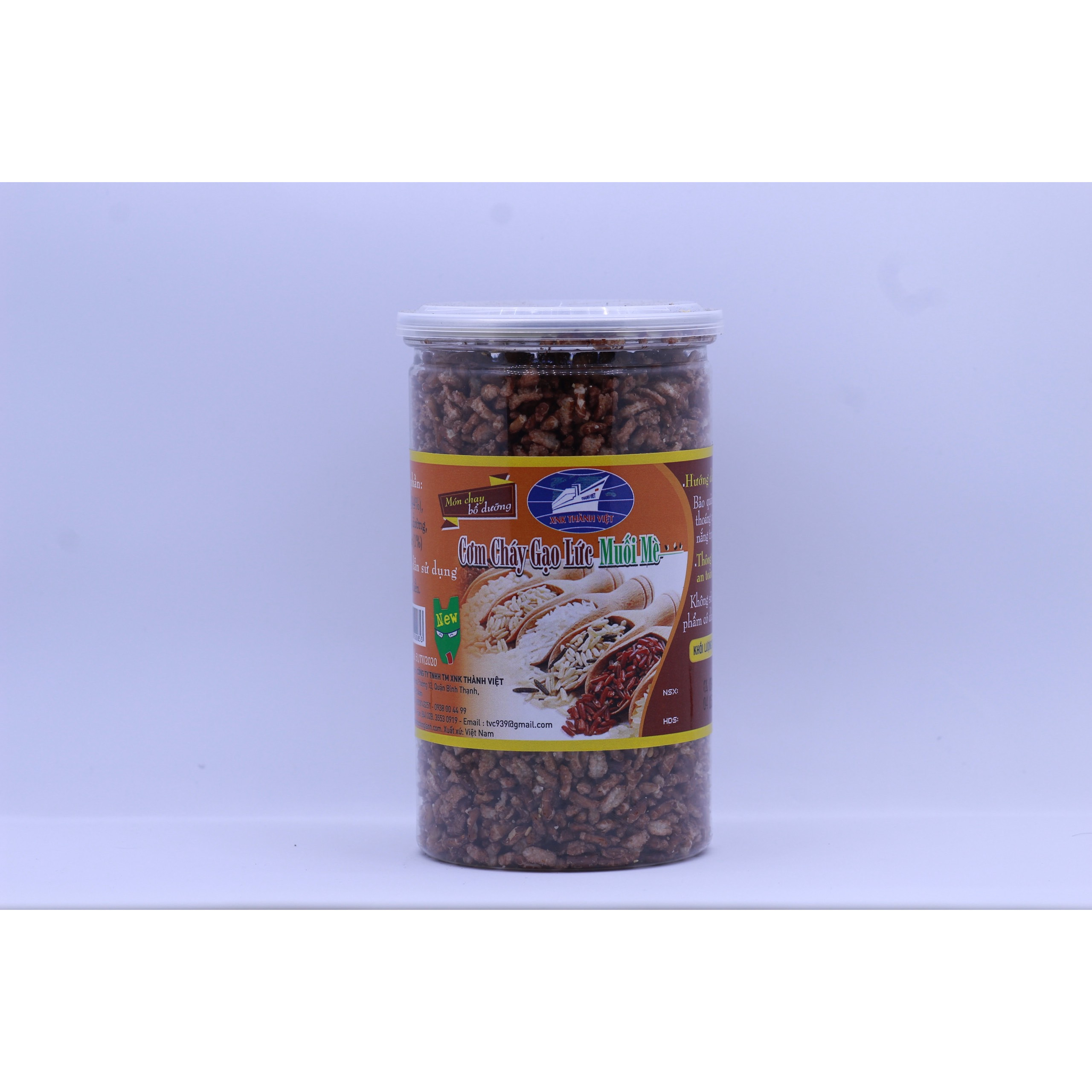 Cơm Cháy Gạo Lức Muối Mè 180g