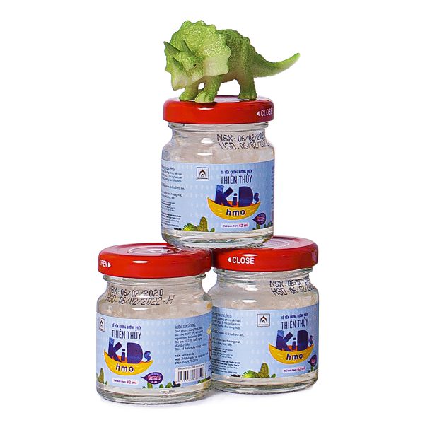 Nước Yến Thiên Thủy Kids HMO - Hộp 09 lọ 42ml - Nhà Yến Nha Trang - Thương hiệu uy tín - Đặc sản Yến Sào Khánh Hòa - Yến Sào chất lượng