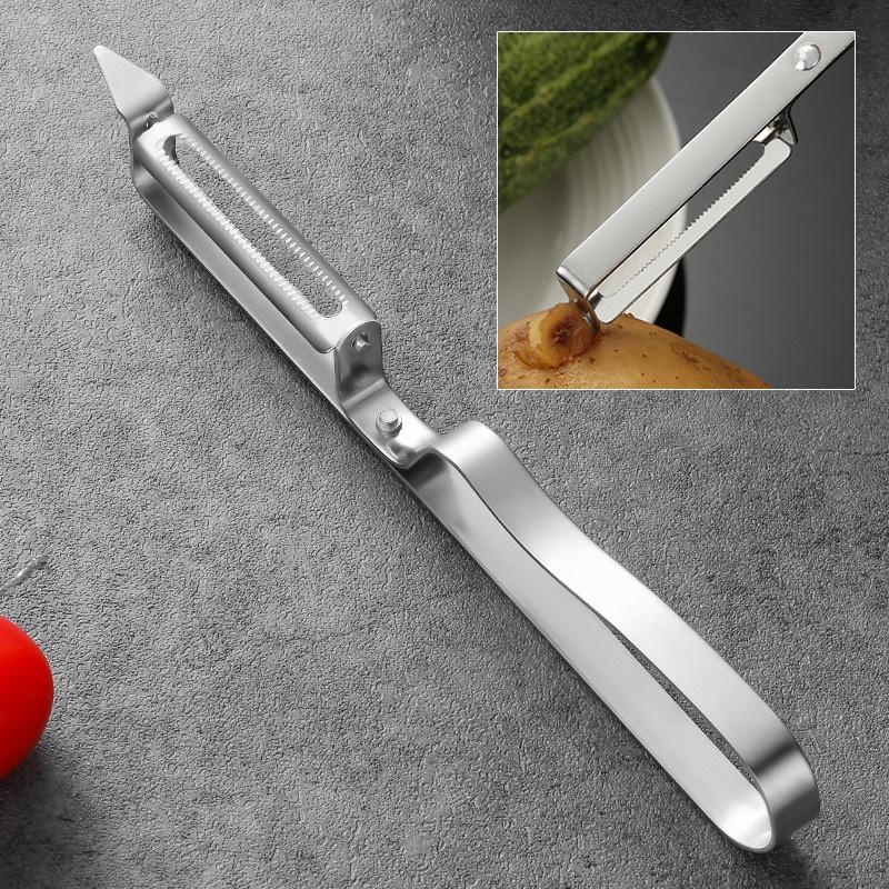 Dụng cụ bào vỏ củ quả 2 lưỡi, 1 lưỡi - Kẹp nhổ lông gà, lông vịt bằng thép không gỉ