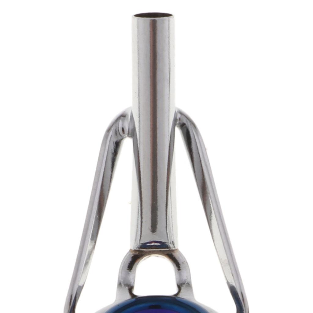 5pcs Fishing Rod Guides Tips Repair Kit Spinning Casting Rod Tip Ring