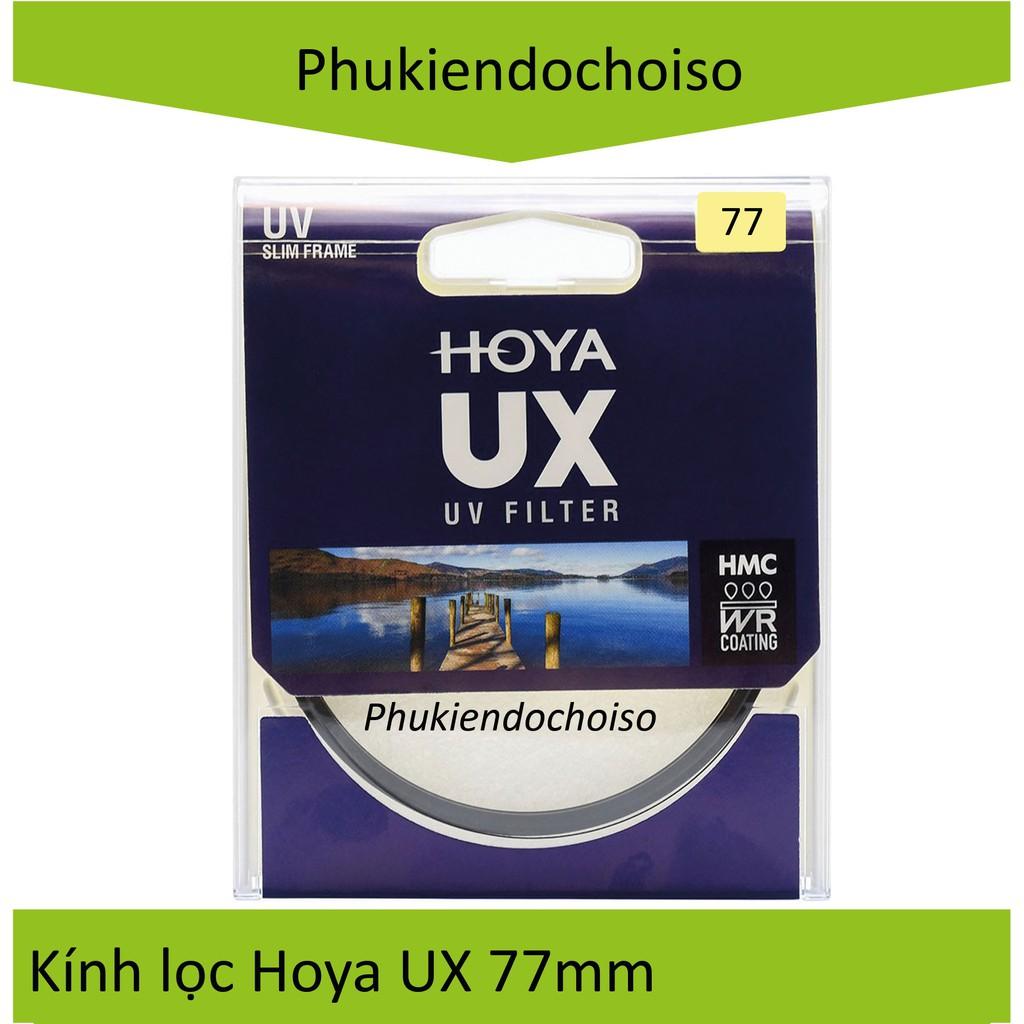 Filter Kính lọc Hoya UV UX 77mm - Hàng Chính Hãng