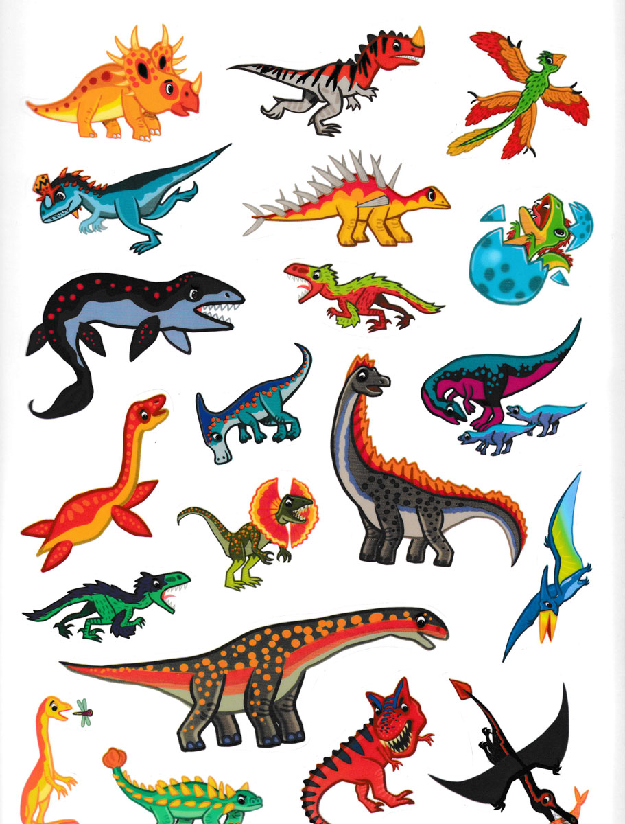 Jumbo Stickers For Little Hands - Vương Quốc Khủng Long - 75 Stickers!