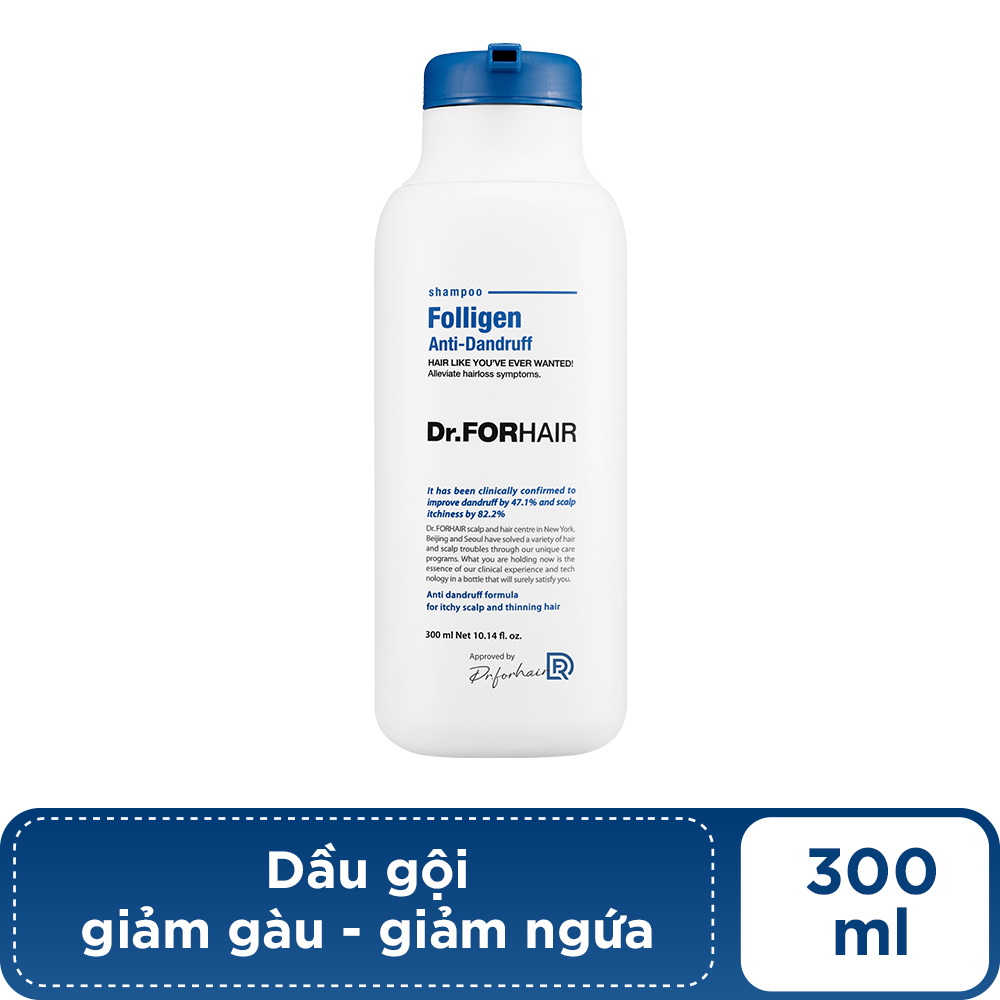 Dầu Gội Dr.FORHAIR Folligen Anti-Dandruff Shampoo 300ml