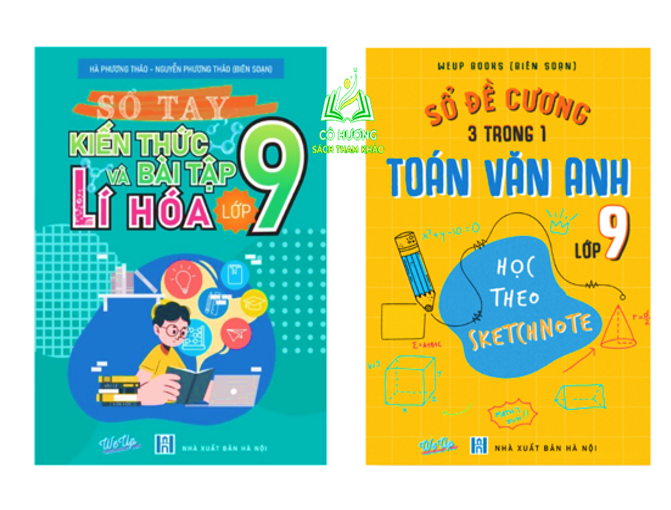 Sách - sổ tay đề cương 3 trong 1 toán văn anh lớp 9