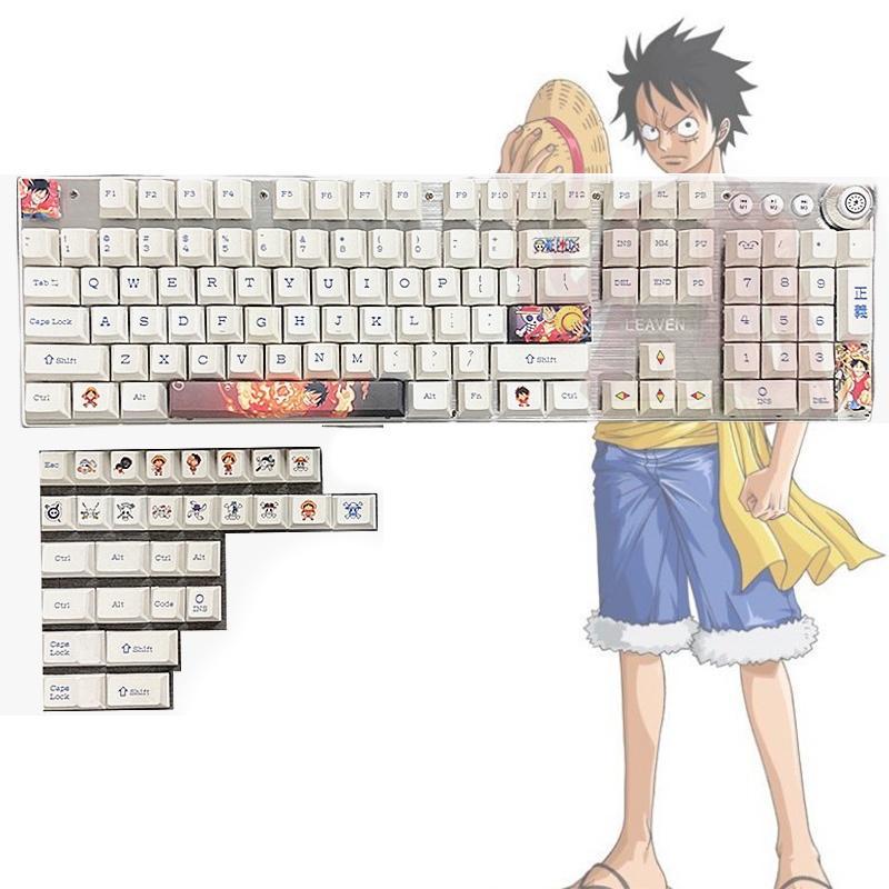 Slim Anime Mechanical Keyboard Hotswap White Backlight USB - Dubsnatch