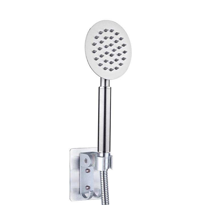 Bộ vòi sen inox, kèm đế cài vòi sen dán tường