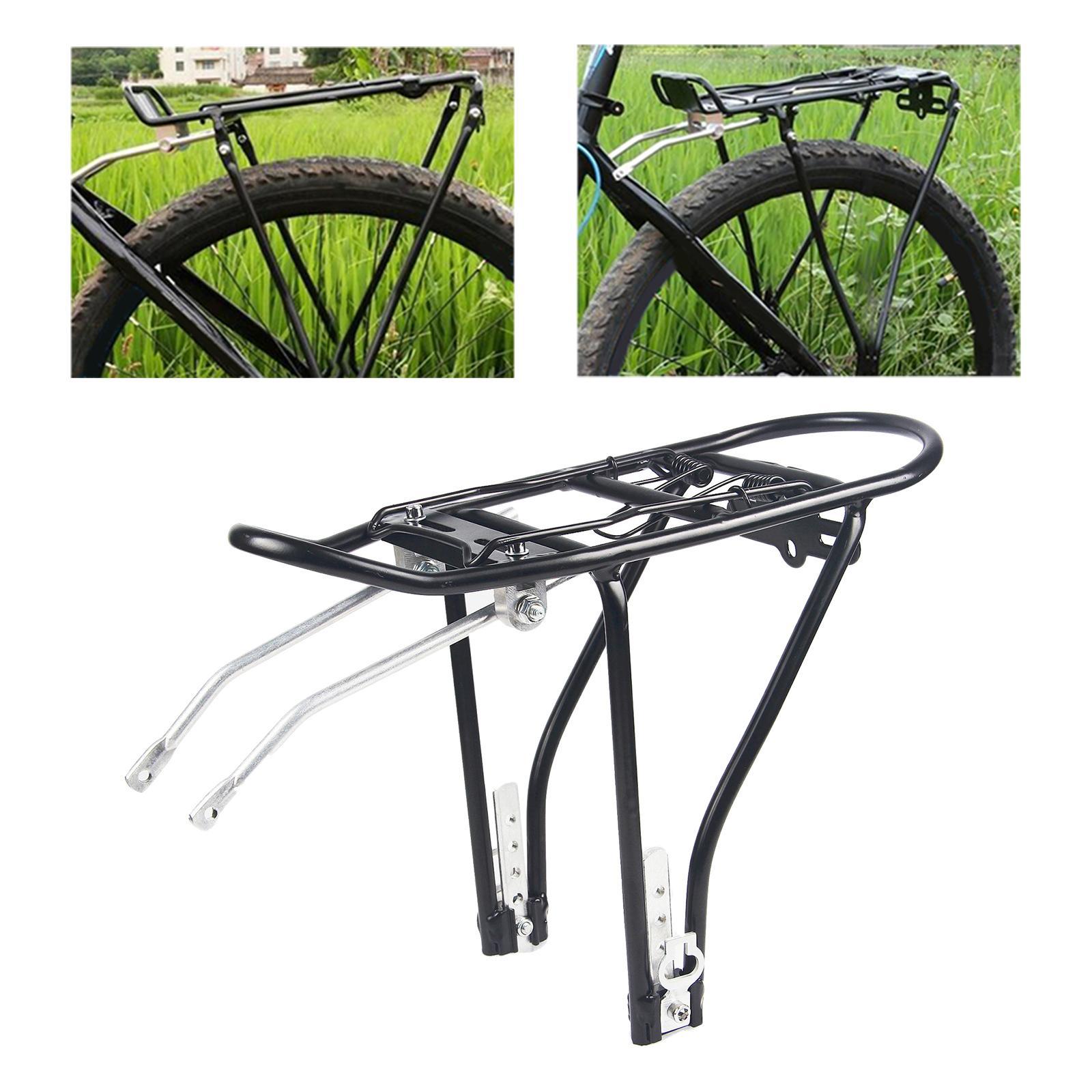 Aluminum Alloy Bicycle Rear Cargo Rack Shelf Suitable for 14"16"18"20" Cycle Travel Carrying Parts, Bike Rear Rack Bicycle Accessories
