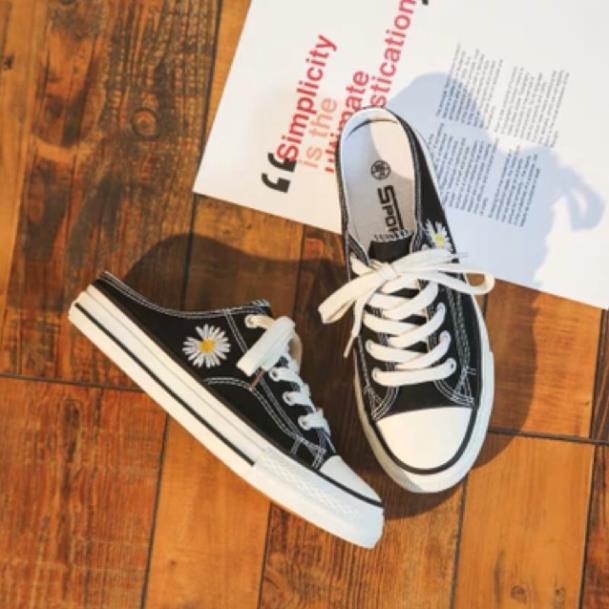 Giày sục hoa cúc mới cao cấp :)))