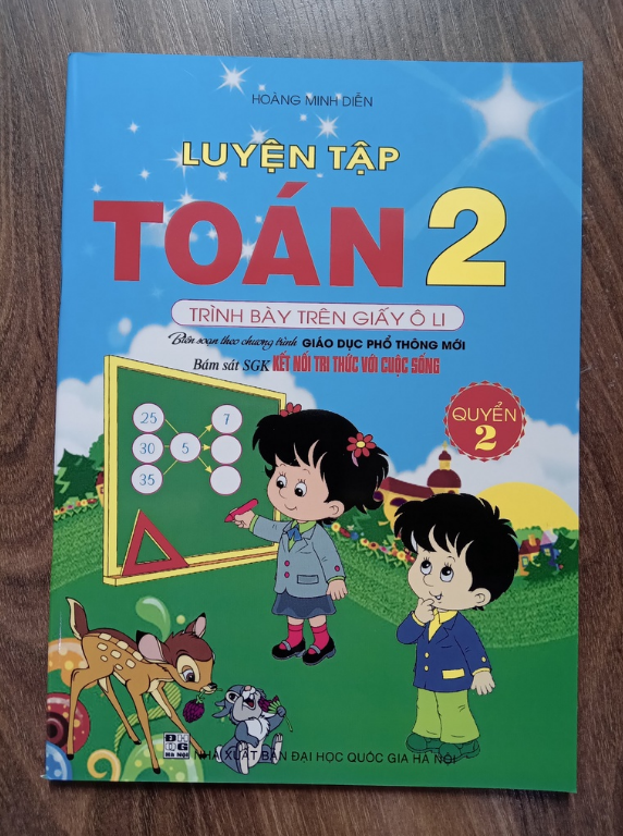 Sách - Combo Luyện tập toán 2  - Trình bày trên giấy ô li