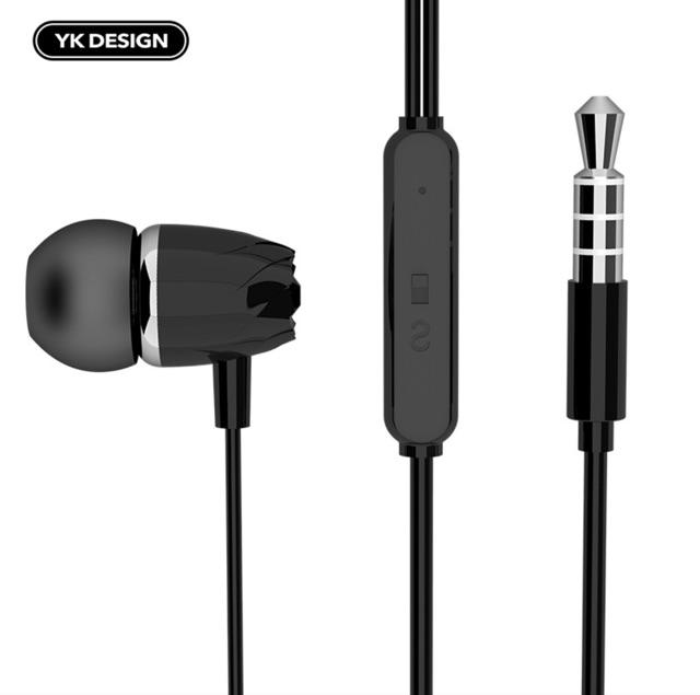 Tai nghe YK - R6. Earphone 120 cm Wired Music Headset.