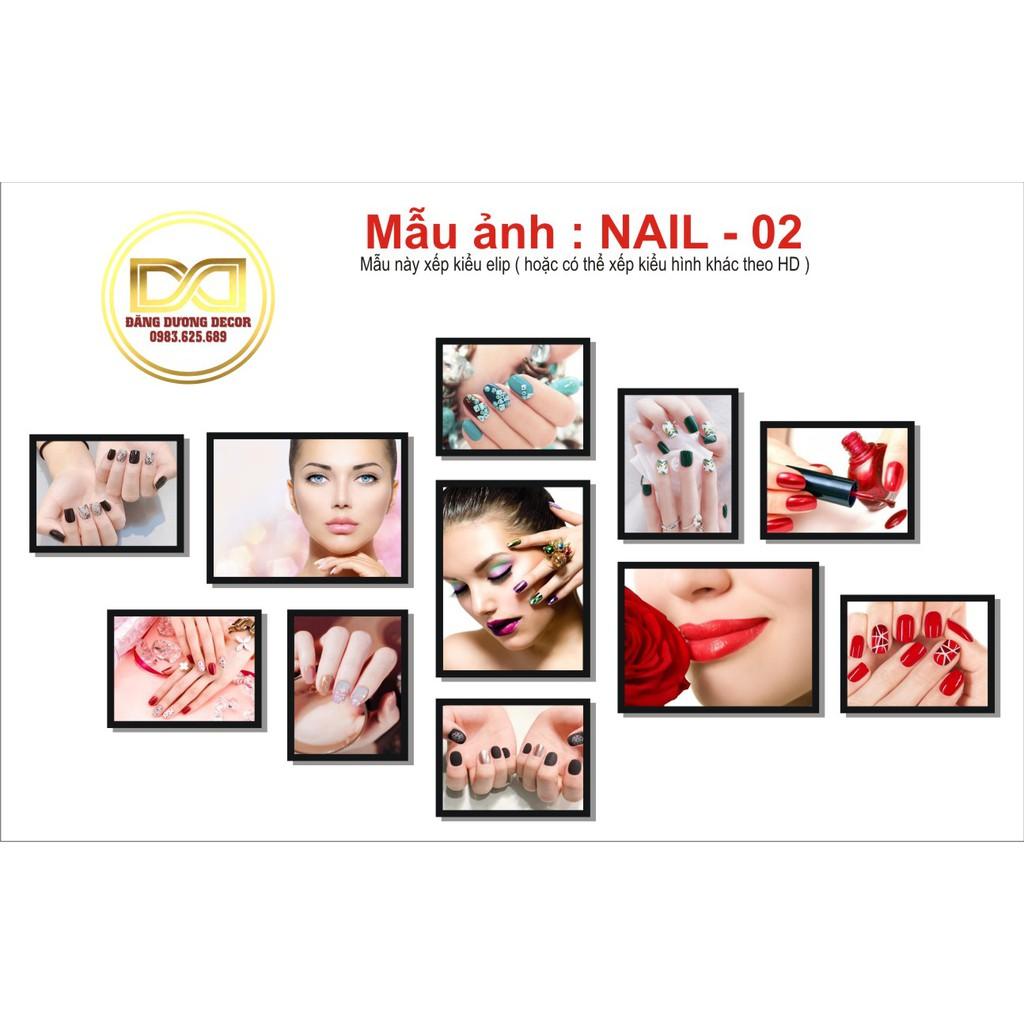 Bộ tranh trang trí Nail - Spa - Thẩm mỹ - Mẫu đa dạng - Dễ lắp đặt - Sang chảnh.