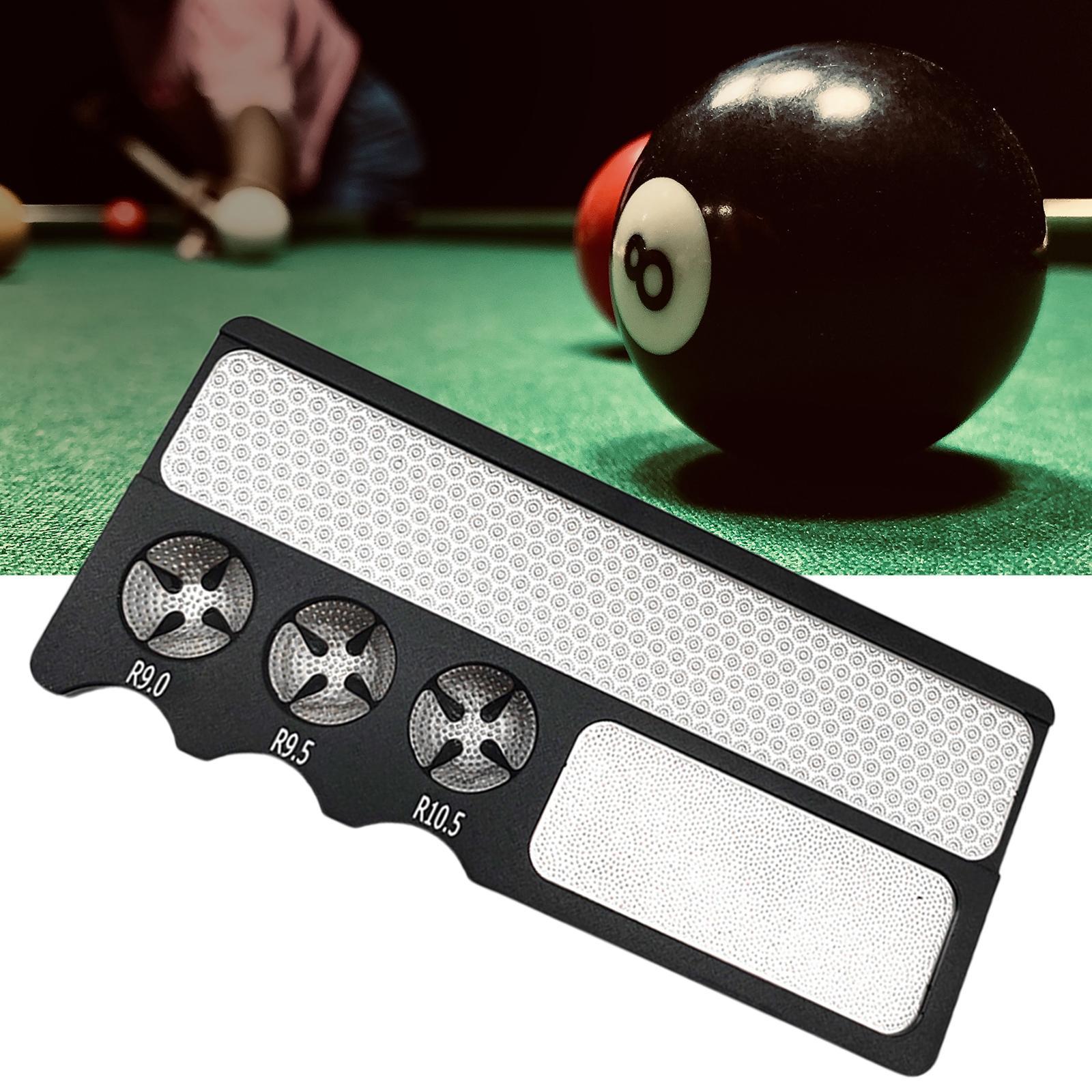 2x Billiard Pool Cue Tip Shaper Burnisher Tapper 4 in 1 Cue Tip Sander