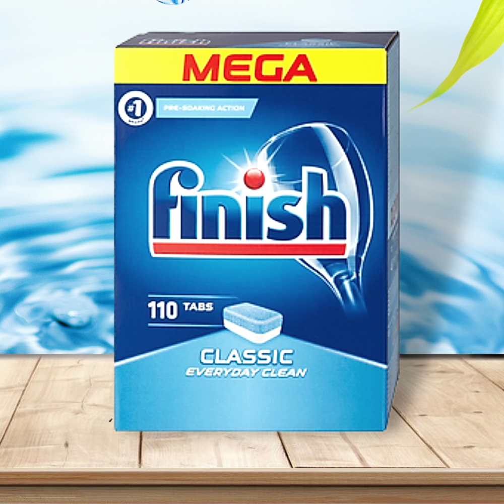 Viên rửa bát finish 110 tabs dùng cho máy rửa bát