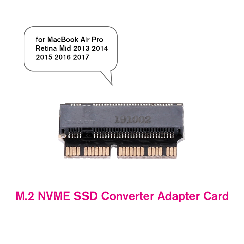 Thẻ Chuyển Đổi SSD M.2 Nvme Cho Macbook AIR Pro Retina Mid 2013 2014 2015 2016 2017