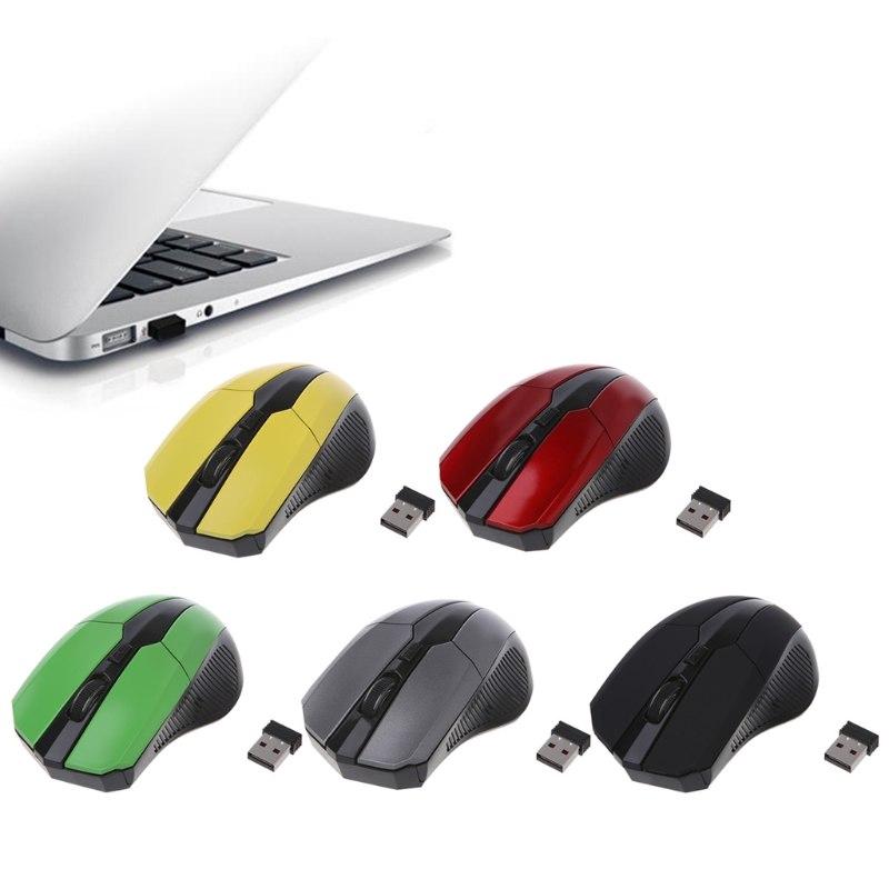 Chuột chơi game 2.4GHz Chuột không dây quang Chuột USB Máy tính PC Chuột