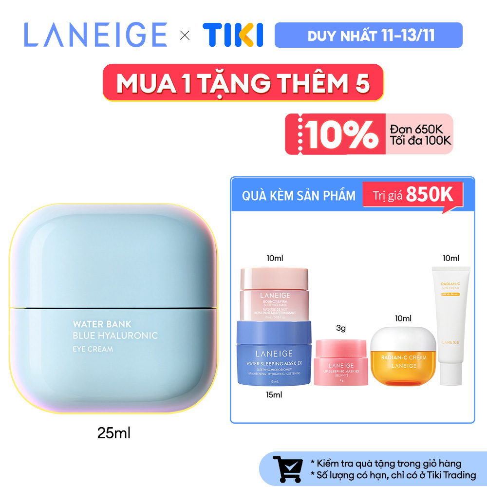 Kem Dưỡng Mắt Laneige Water Bank Blue HA Eye Cream 25ml