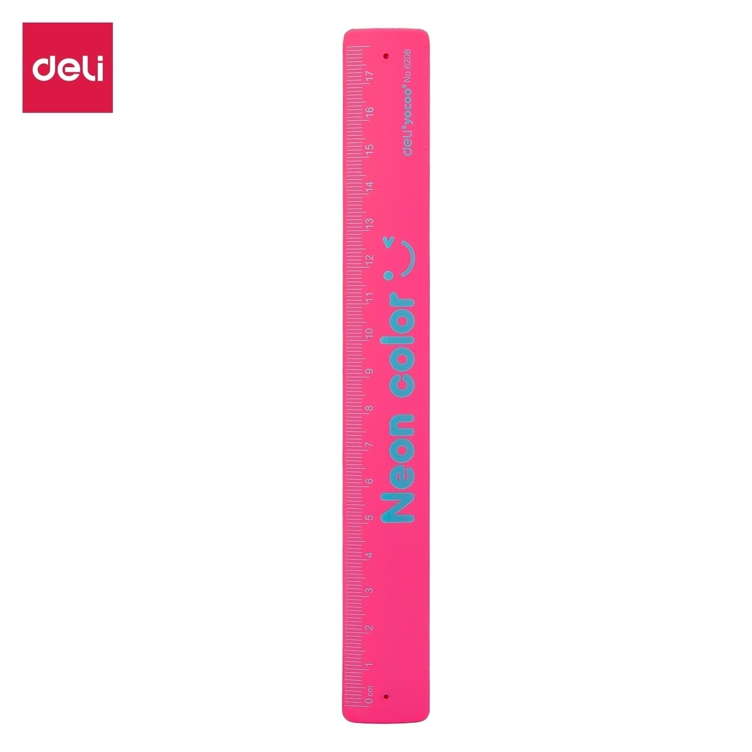 Thước Kẻ Cuộn 18Cm Deli - Xanh Dương, Vàng, Hồng, Cam - E6206