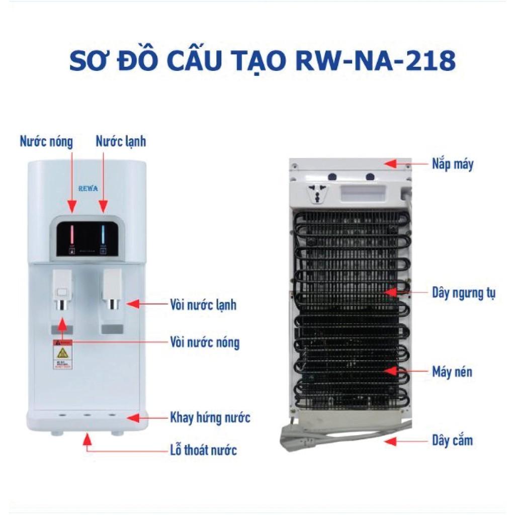 Máy Lọc Nước Nóng Lạnh Hàn Quốc REWA - Thiết kế để bàn - RW-NA-218 (NEW) - Hàng Chính Hãng