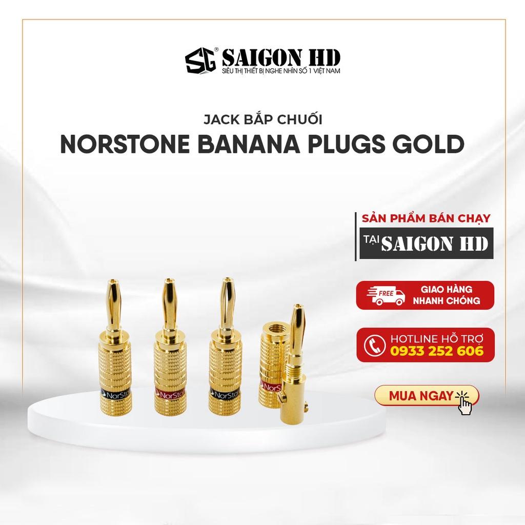 Jack bắp chuối NORSTONE Banana Plugs Gold - Hàng chính hãng, giá tốt