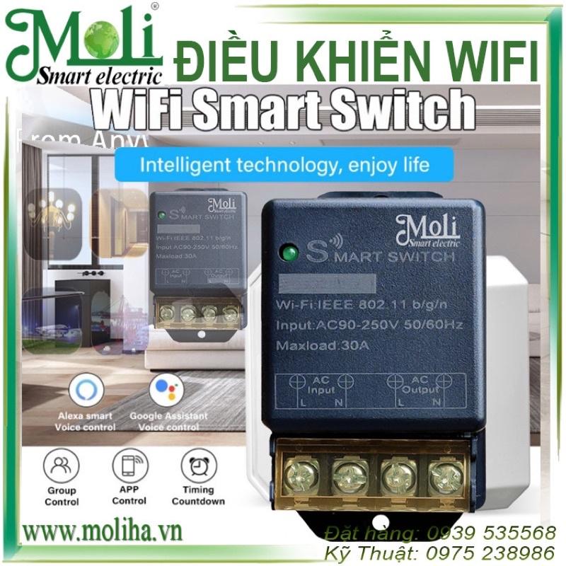 MOLI - ĐIỀU KHIỂN WIFI BẬT TẮT MÁY BƠM - THIẾT BỊ ĐIỆN TỪ XA QUA ĐIỆN THOẠI