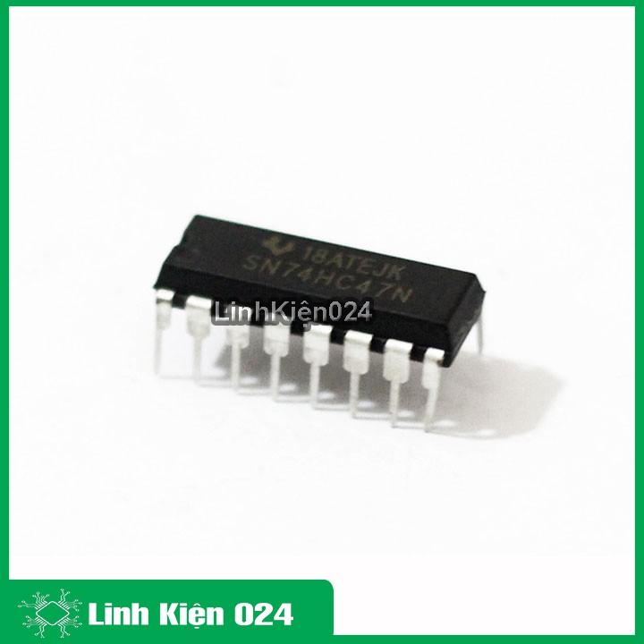 IC 74HC47 BCD to 7-Segment Decoder/Driver with Open-Collector Outputs