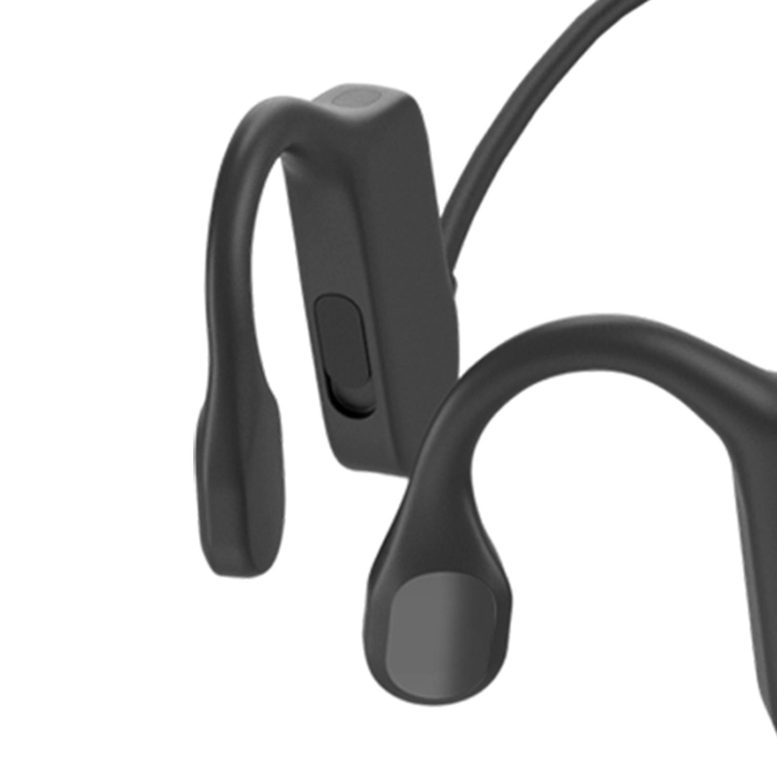 Headphones Double Ears Headset for Driving Indoor Fitness Black