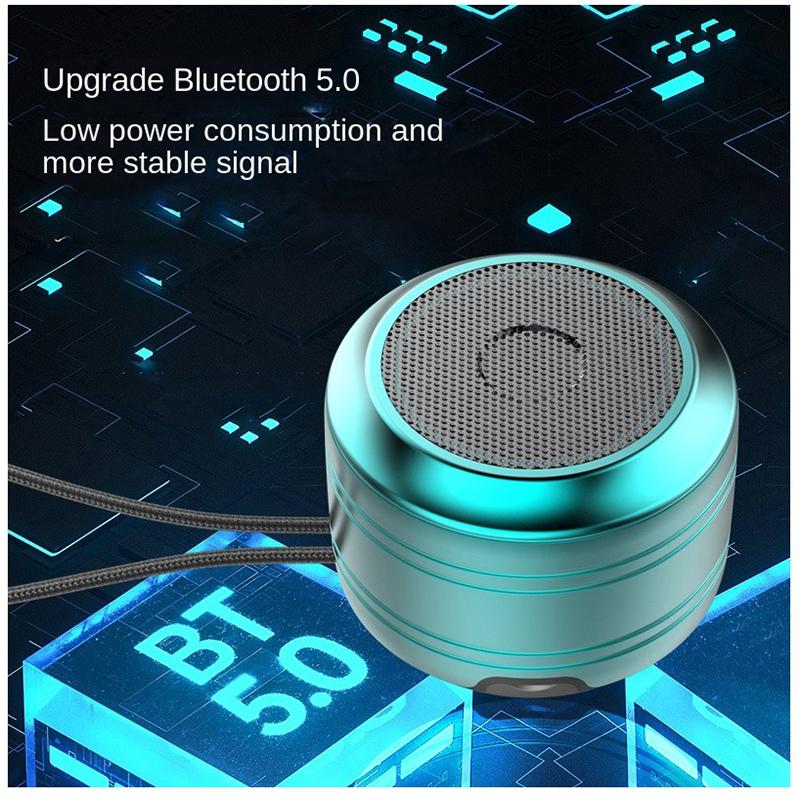 Loa không dây Bluetooth V5.0 Loa di động ngoài trời mini 3W Loa siêu trầm Cuộc gọi rảnh tay có Mic Màu sắc: Xanh cỏ