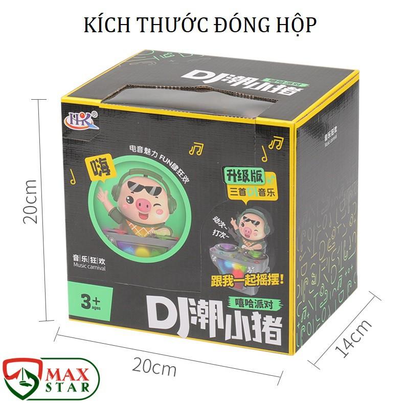 Heo phát nhạc Đồ chơi heo chơi DJ di chuyển nhảy múa phát nhạc đèn nháy dễ thương cho bé