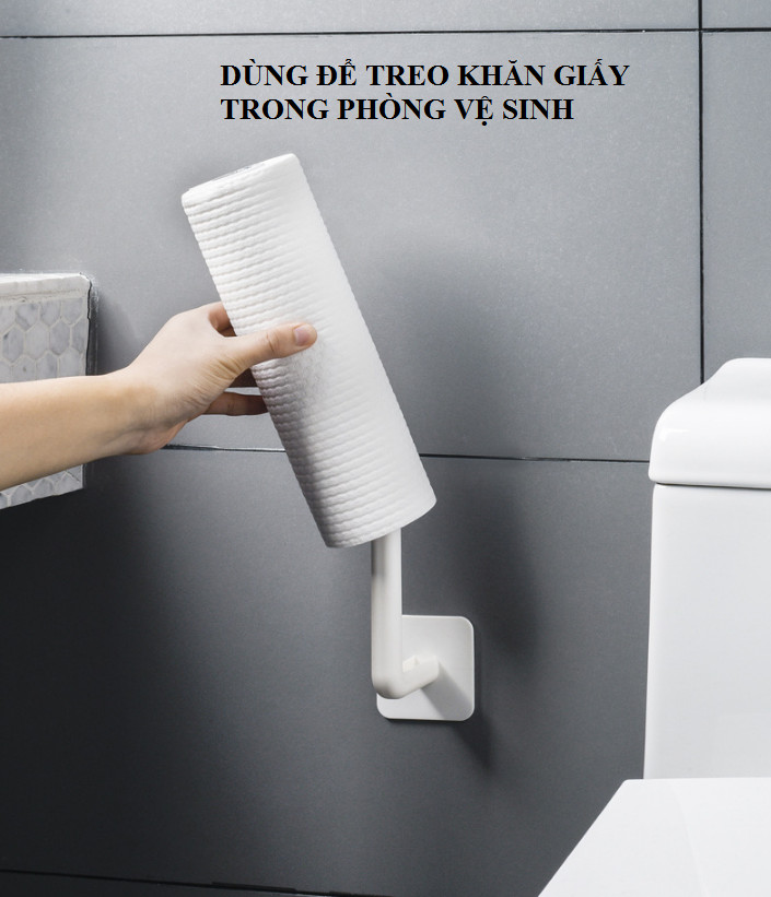 Bộ 2 móc treo thớt, nắp nồi, khăn giấy siêu tiện lợi, móc treo vật dụng gia đình, phòng tắm GD427-TreoThot