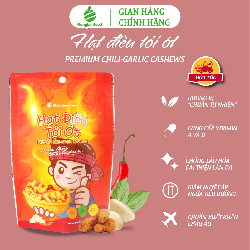 Combo 8 gói trái cây và hạt dinh dưỡng siêu tiết kiệm Nonglamfood túi 45g | Ăn vặt bổ dưỡng