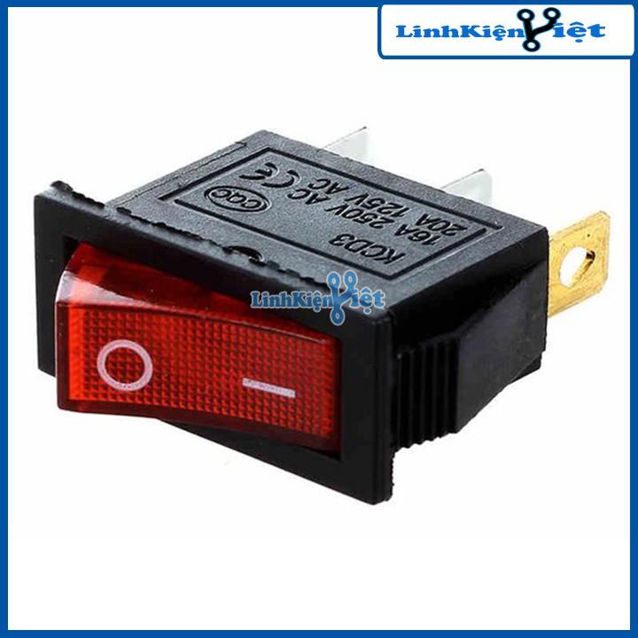 Công Tắc Bập Bênh KCD3-101 16A/250V Dùng Trong Ổ Điện