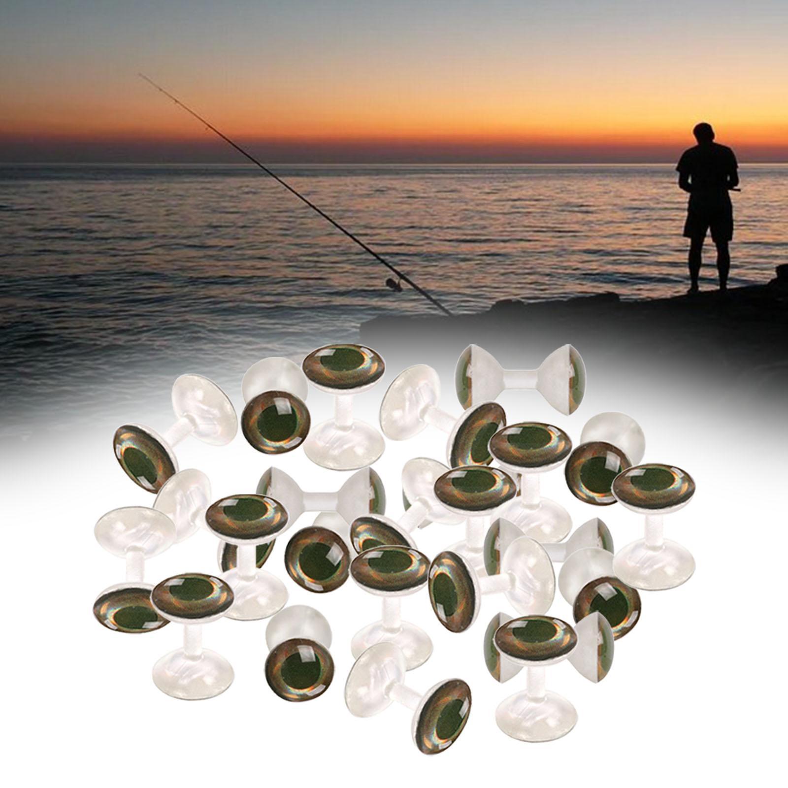 25Pc/lot 4D Fly Tying Beads Brass Dumbbell With Eyes Fly Tying Material