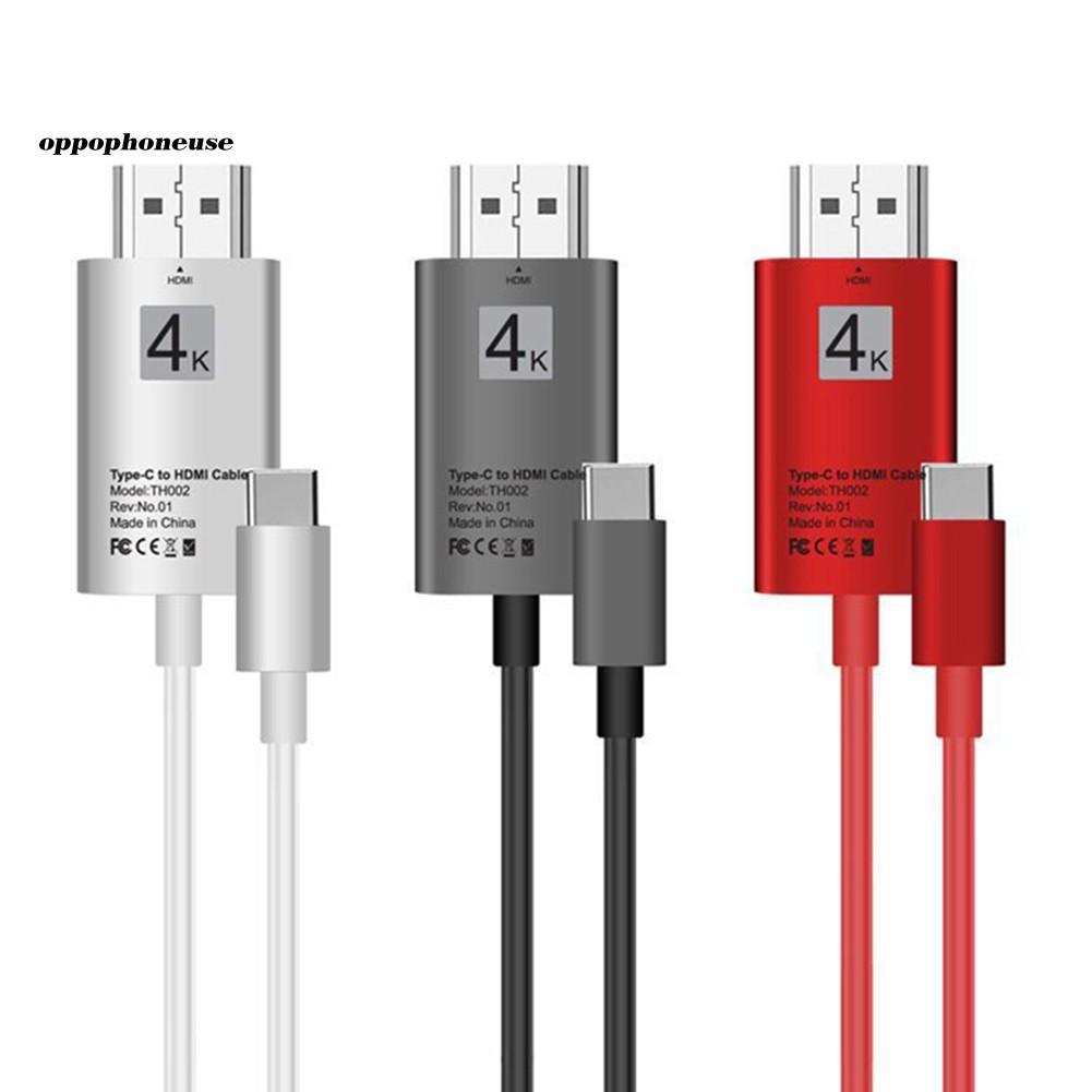 Dây Cáp Chuyển Đổi Usb 3.1 Type-C Sang Hdmi Hd Cho Hdtv Laptop Điện Thoại