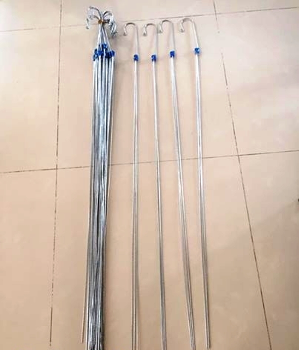 Bộ 50 móc treo lan 3 dây bằng thép dài 70cm