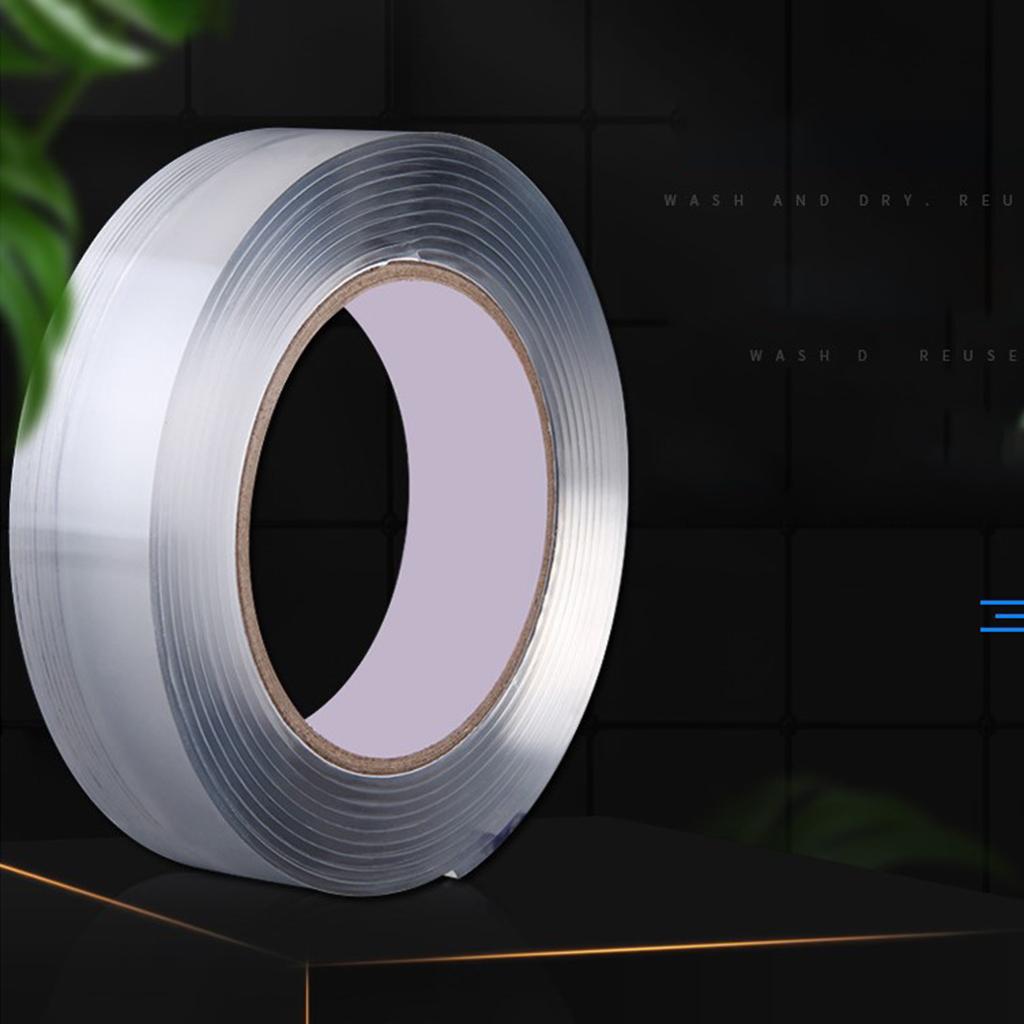 Traceless Adhesive Tape Invisible Gel Dual-sided for Smooth Surface