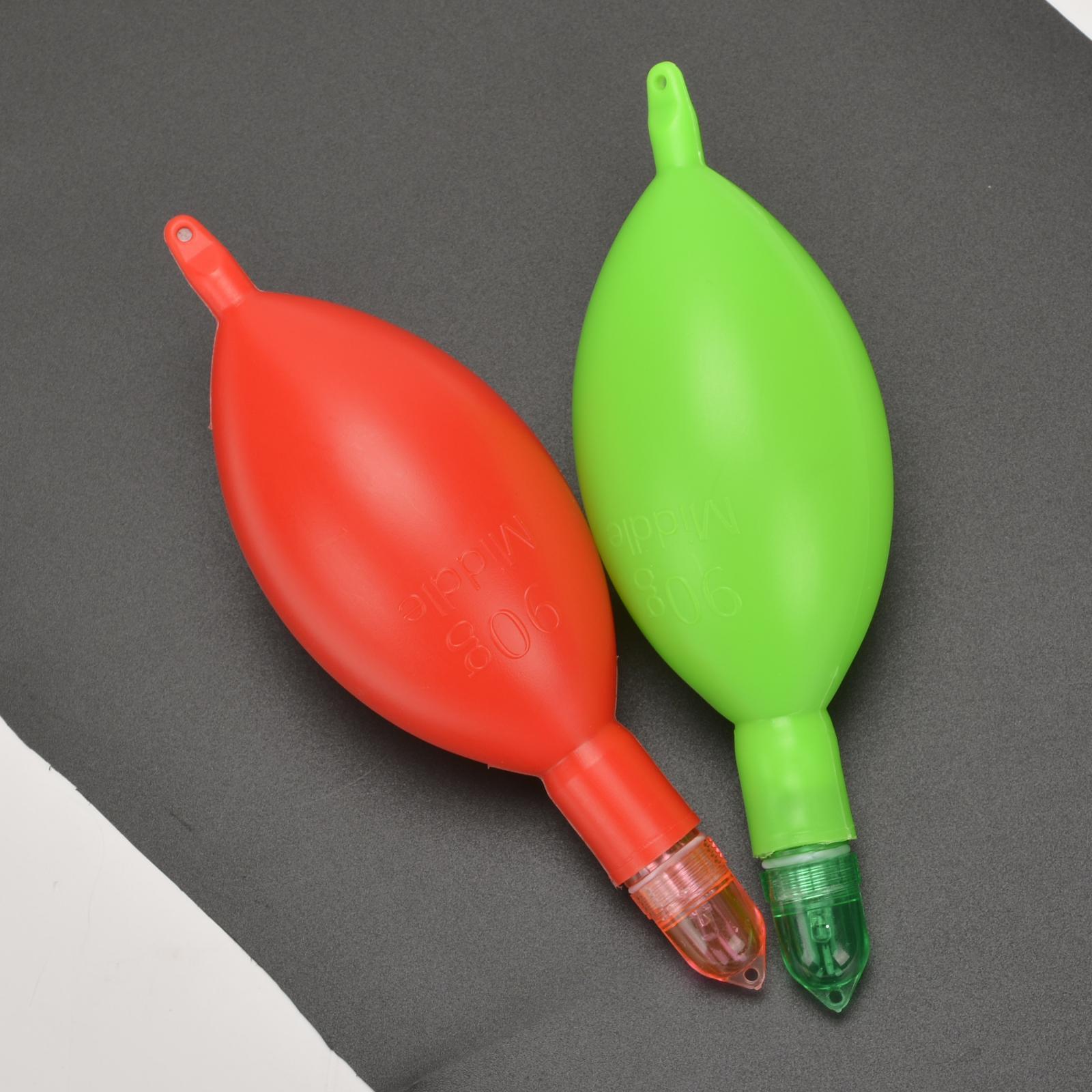 LED Fishing Float Lights Lighted Bobbers Glowing Bobber Night Lighting Fishing Float Light up Bobber for Freshwater Saltwater