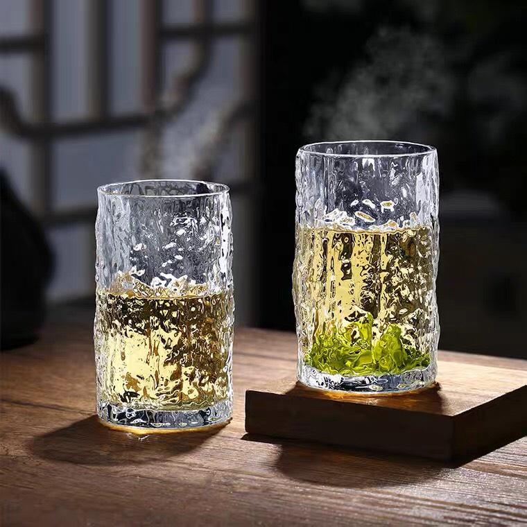 Cốc thủy tinh vân nhám De'cor 90, ly thủy tinh cao cấp