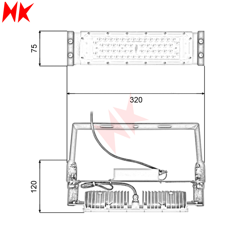 HKLED - Đèn pha LED Module OEM Philips 50W - DPMPL050