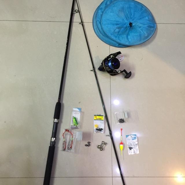 Bộ Cần 2 khúc shimano 1,8 m - 2,7 m máy 6000