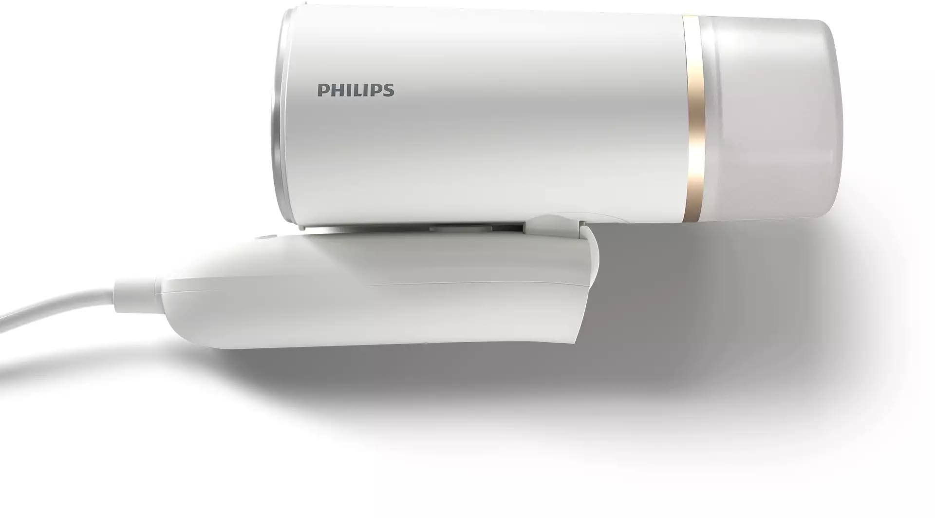 Bàn là hơi nước cầm tay 1000w, nhỏ gọn, diệt khuẩn Philips STH3020/10 - Hàng chính hãng