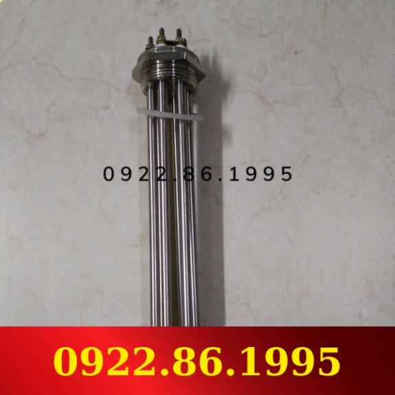 Điện trở nhiệt, đun dầu, đun nước cục ren phi 59 công suất 9KW 12kw hàng nhập