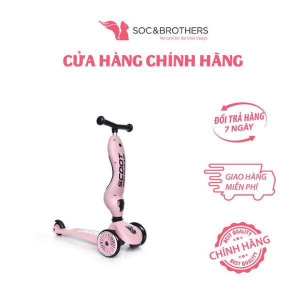 Xe scooter trẻ em Scoot and Ride Highwaykick 1 màu Rose