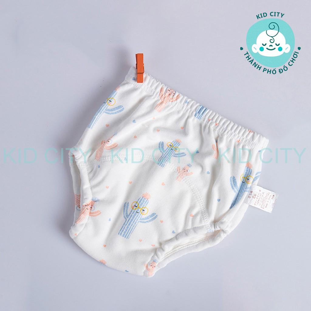 Quần bỏ bỉm 6 lớp Kid City, chất liệu mềm mại, thoáng mát, chống hăm cho bé từ 4-17kg