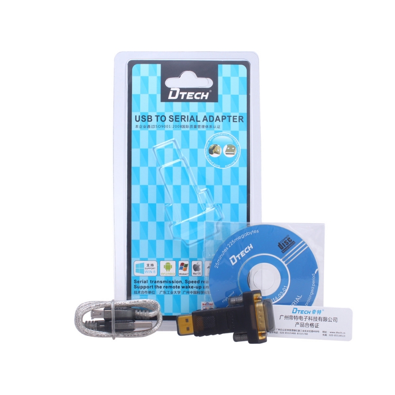 Đầu chuyển USB to RS232 Dtech DT-5001a - Hàng Nhập Khẩu