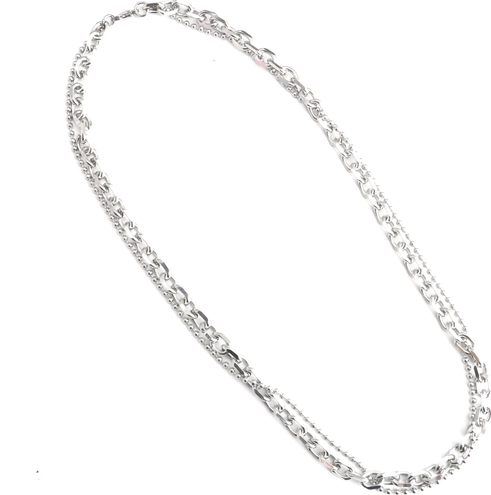 Vòng cổ 2 tầng chain chuỗi titan nam nữ đa phong cách
