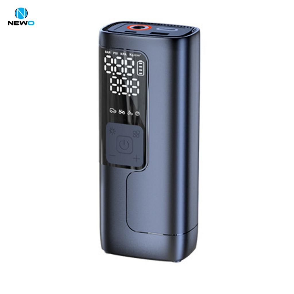 Xiaomi Youpin Newo Máy Bơm Hơi Di Động 19 Bơm Khí Hợp Kim Mạnh Và Lạnh Nhanh Với 5 Chế Độ lạm phát Nhỏ Và Tiện Lợi Để Mang