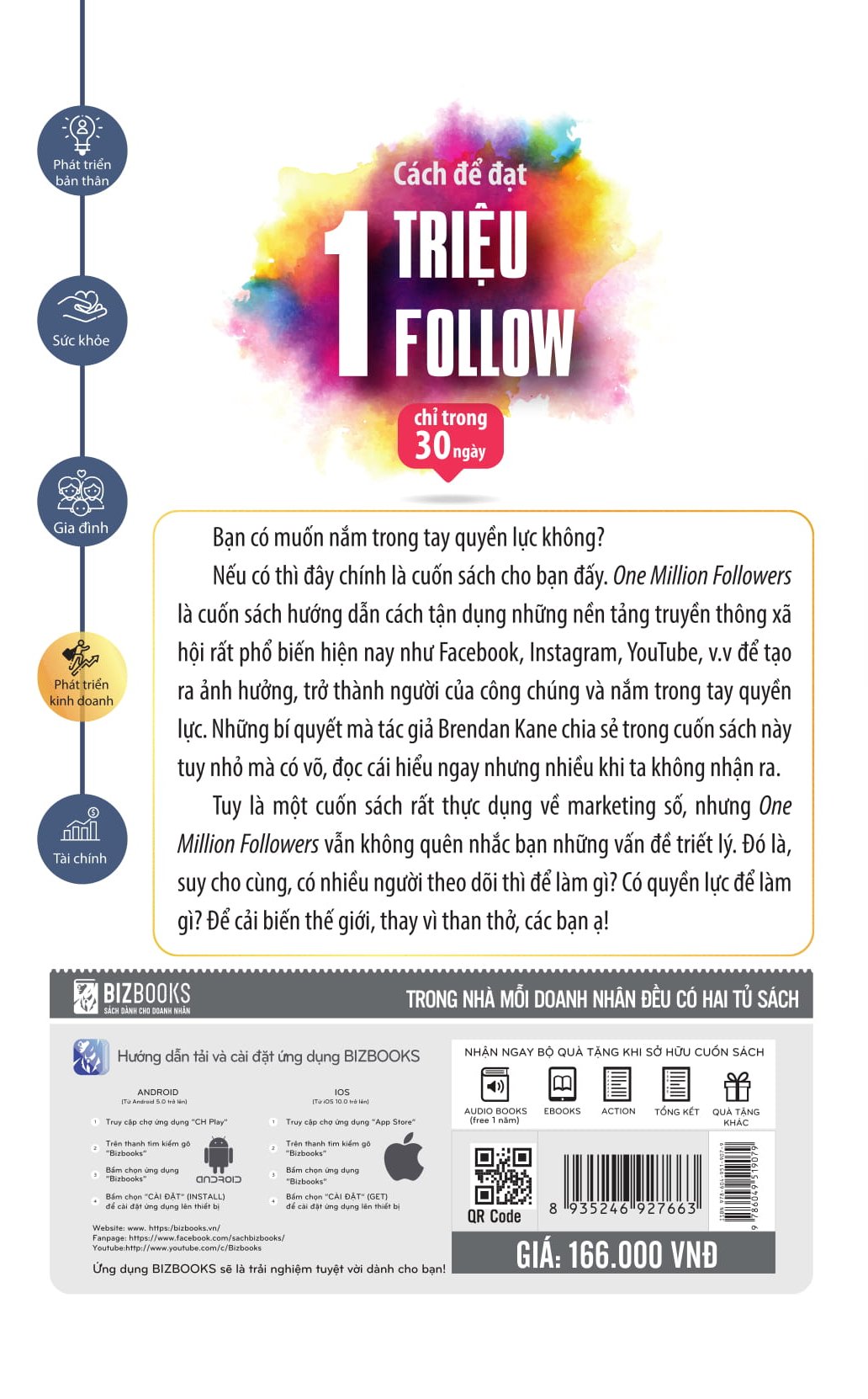 Combo 2 cuốn sách:Cách Để Đạt 1 Triệu Follow Chỉ Trong 30 Ngày+Bán hàng, quảng cáo và kiếm tiền trên Facebook tặng bookmark kim loại