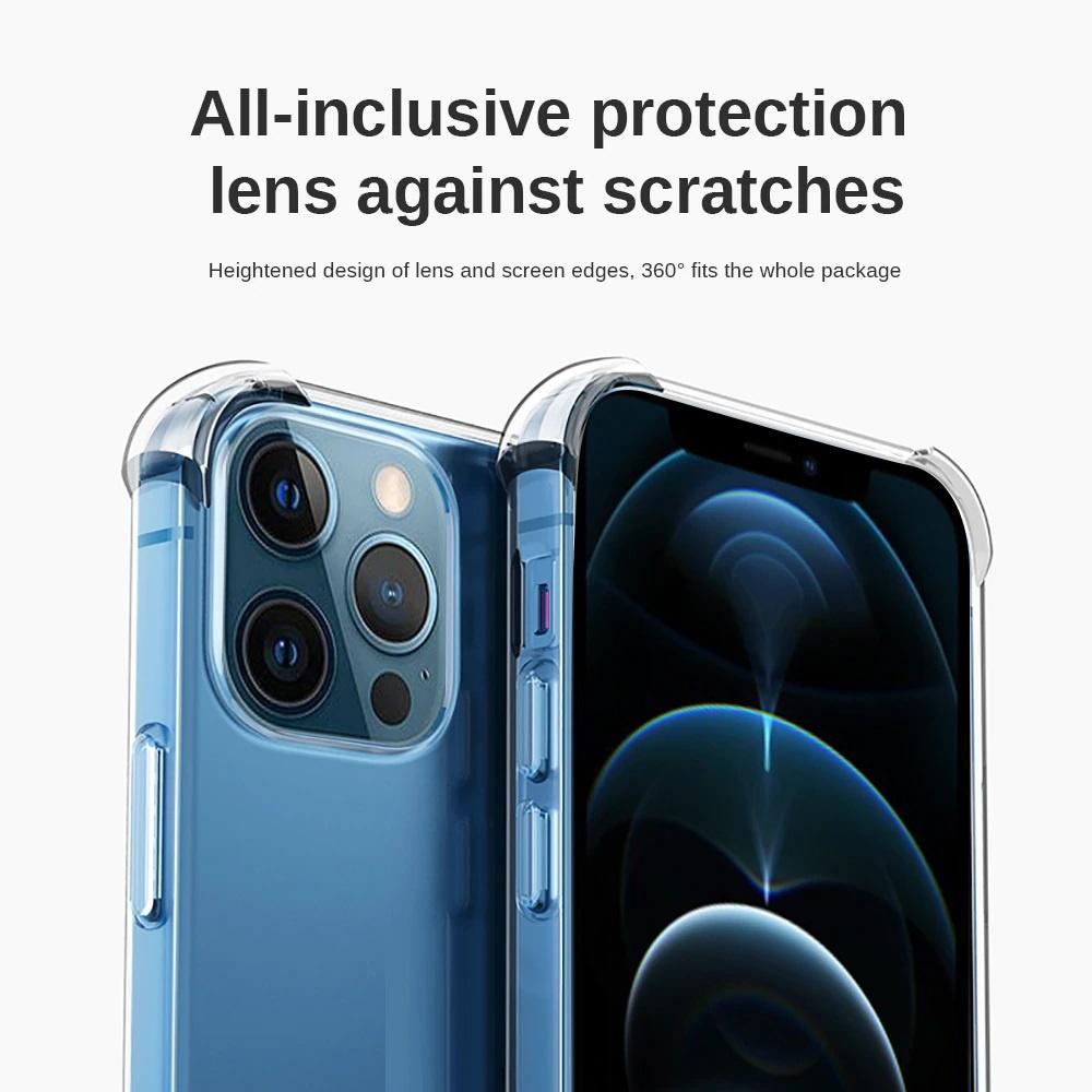 Ốp lưng Silicon chống sốc dành cho iPhone 12/12 Pro/12 Pro Max/ 11/11 Pro/11 Pro Max/ X/Xs/Xs Max/XR bảo vệ camera sau